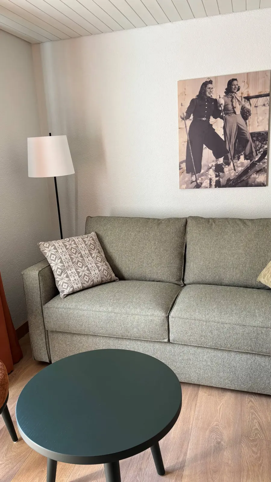 Sofaecke auf der unteren Etage