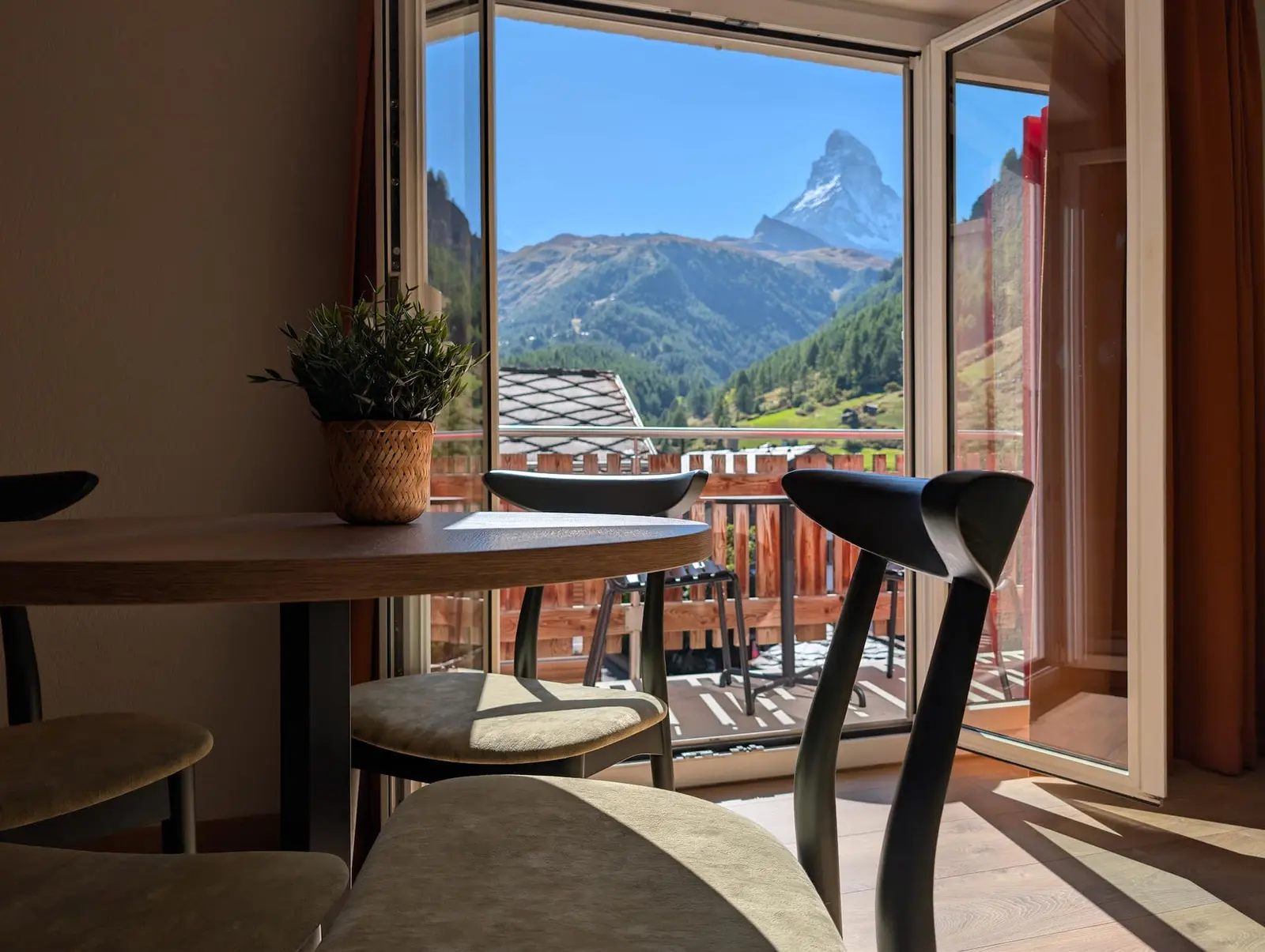 Abendessen mit Matterhornblick